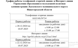 "Горячая линия ГИА-9" Управления образования и молодежной политики Лысковского муниципального округа